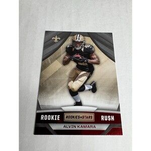 2017 Alvin Kamara Rookies & Stars Rookie Rush Red RC New Orleans Saints #5 Card